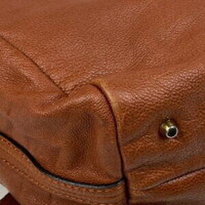 Chloe Brown Leather Shoulder Bag Elsie